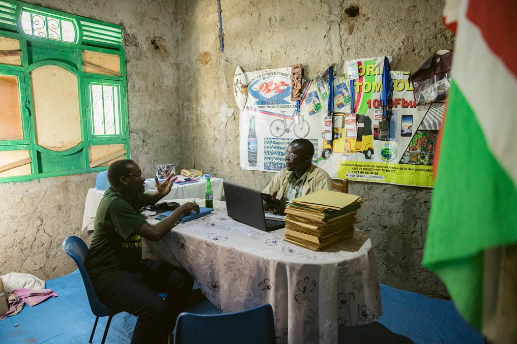 Papa Coriandre and Aimable Manirakiza