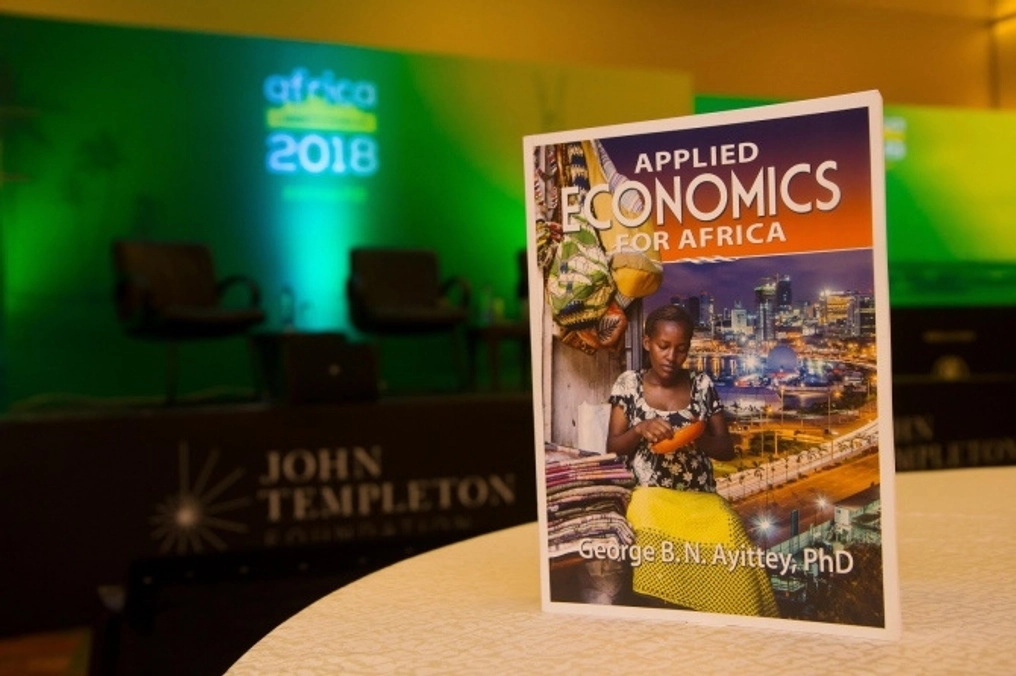 Dr. George Ayittey's book 'Applied Economics'.