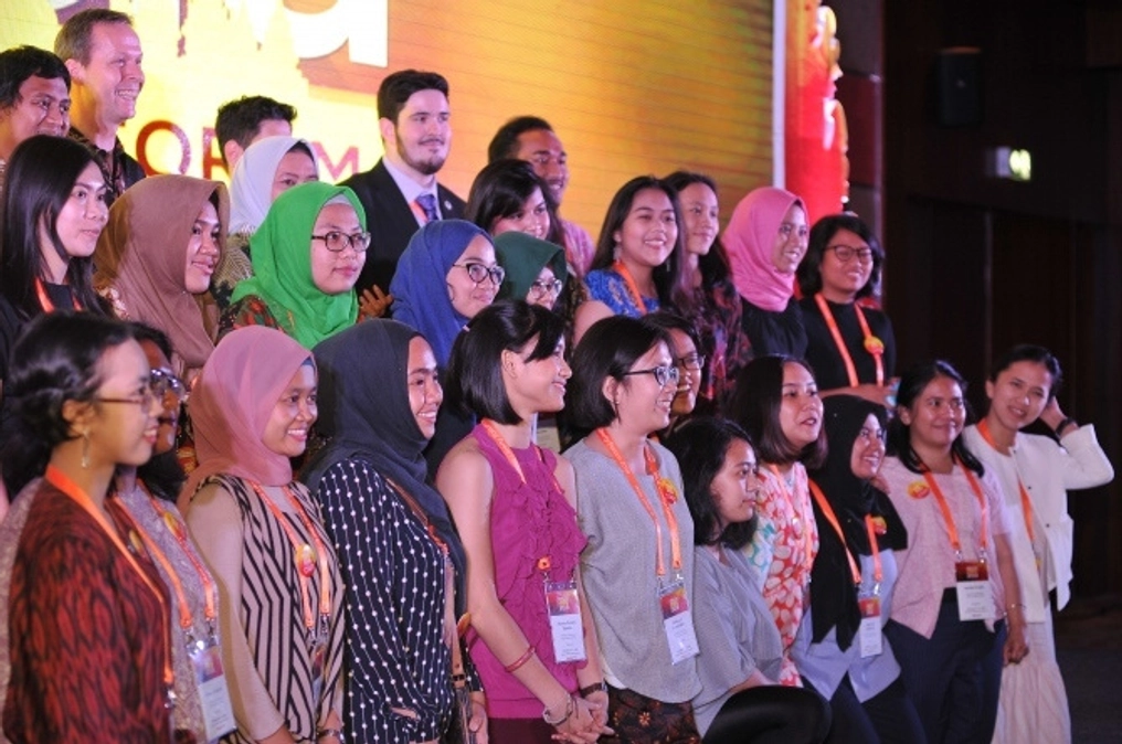 CIPS staff gathers for a group photo.