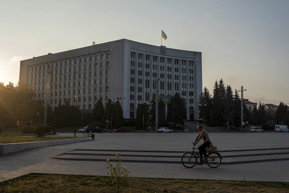 The Ternopil oblast regional council and administration building (AtlasNetwork.org Photo/Bernat Parera).