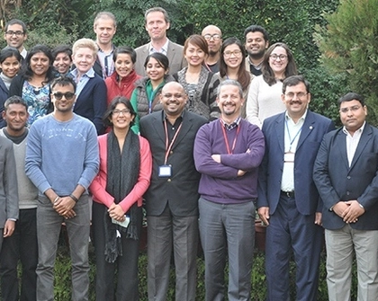 Graduation photo of the 2015 Think Tank Start-up Training 2015, held in Nepal's Kathmandu Valley.