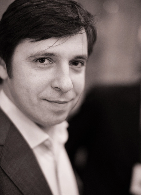 A black and white photo Vladimir.