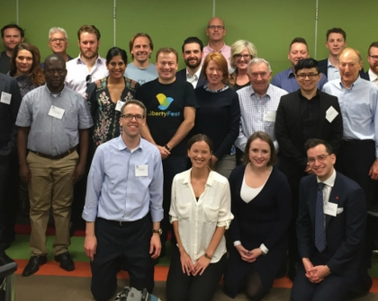 A snapshot of the 20 Think Tank Essentials attendees representing 4 countries along with Atlas Network staff Dr. Tom Palmer, Dr. Lyall Swim, and Vale Sloane.