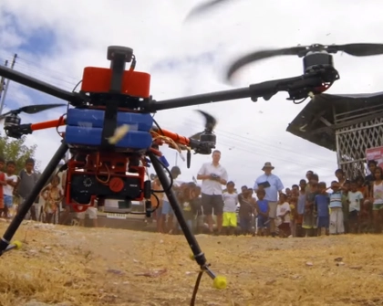 Drones for property rights
